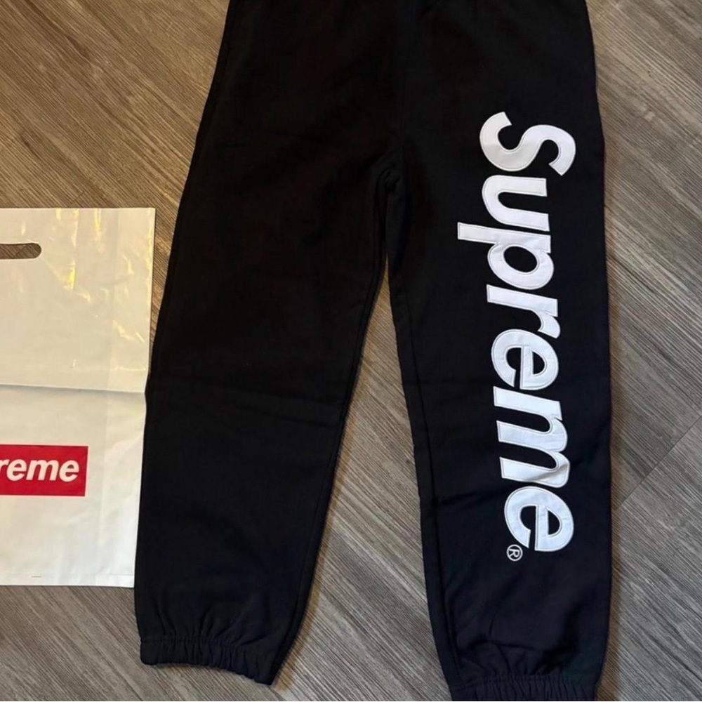 Supreme Black sweatpants
